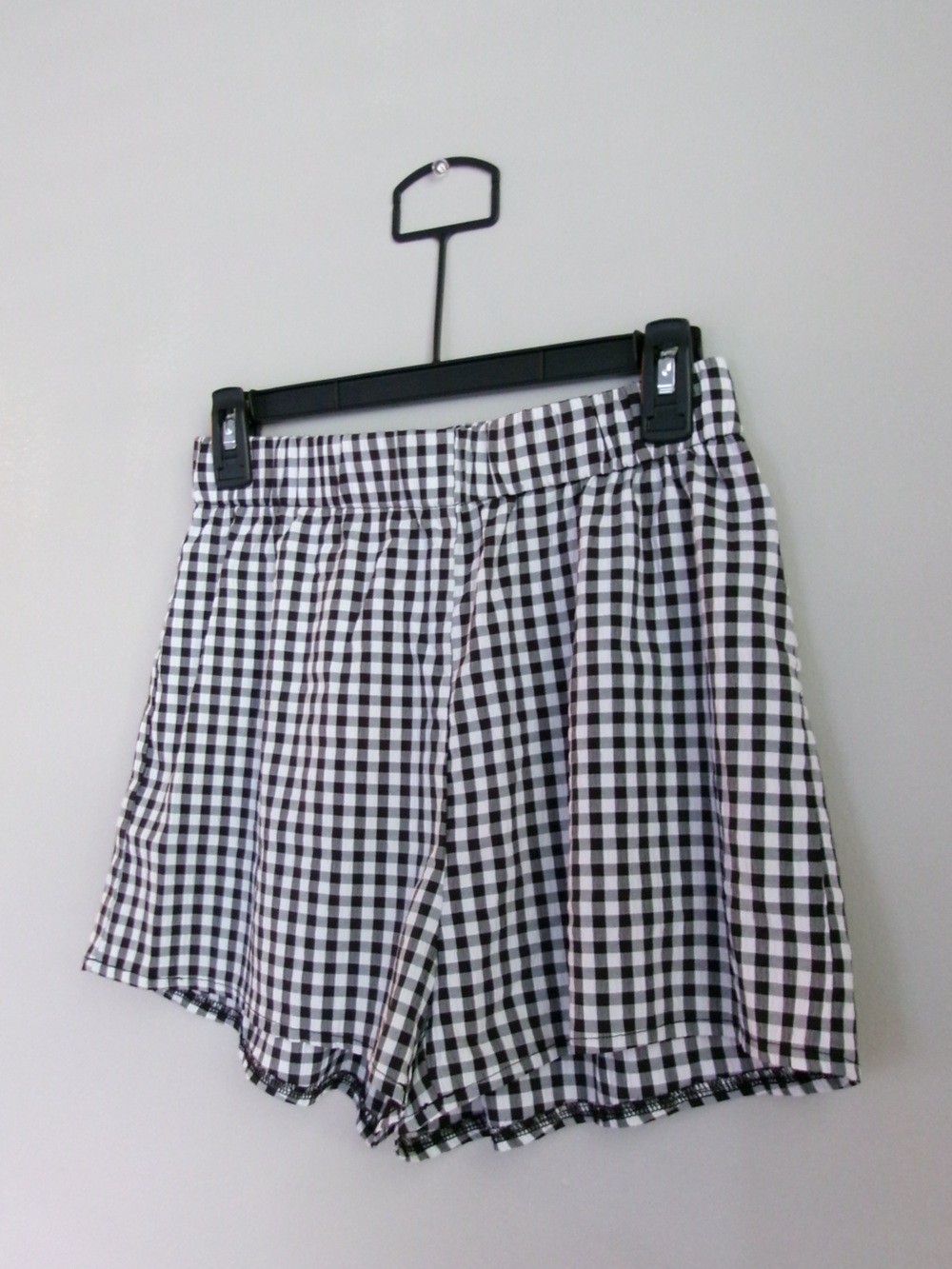 Black & White Gingham shorts